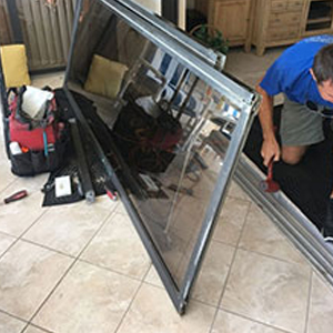 sliding glass door frame repair Los Alamitos